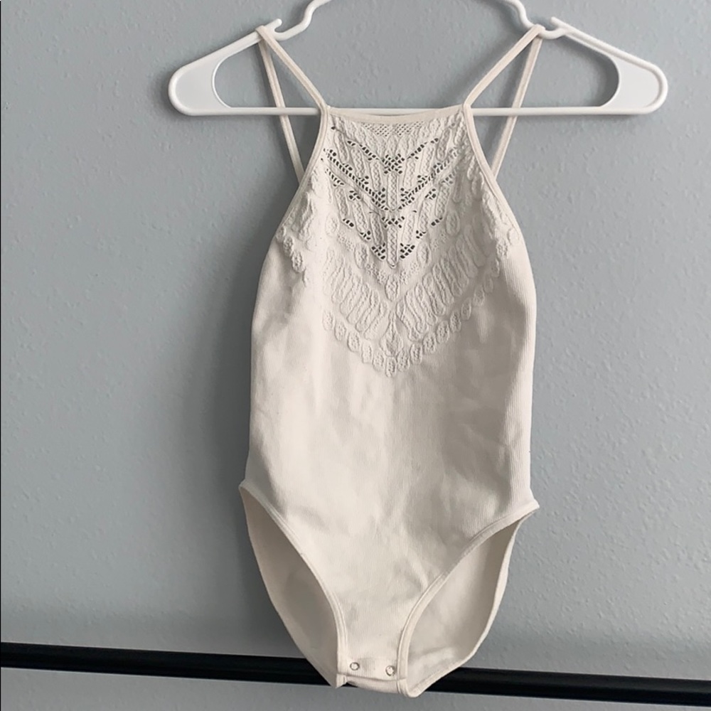 Free People Halter Bodysuit